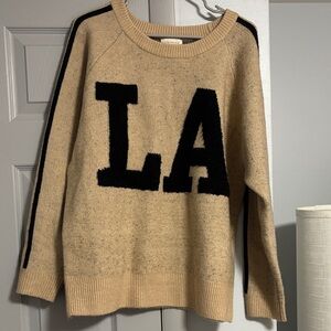 Promesa Tan and Black LA Sweater